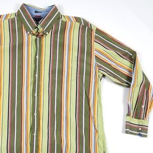 Tommy Hilfiger Striped Button Down Dress Shirt